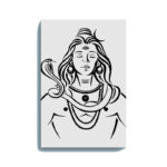 Meditating Shiva Glow In The Dark Kit – Serene Lord Shiva with Snake | Eazy Arts