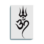 Trishul and Om Symbol Glow in the Dark Painting Kit – DIY Sacred Wall Art | Eazy Arts