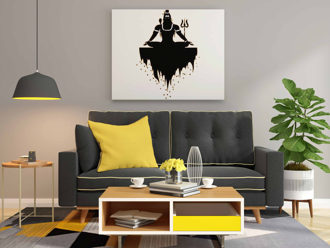 Meditating Lord Shiva Glow in the Dark Painting Kit β DIY Bholenath Floating Art | Eazy Arts - Image 2