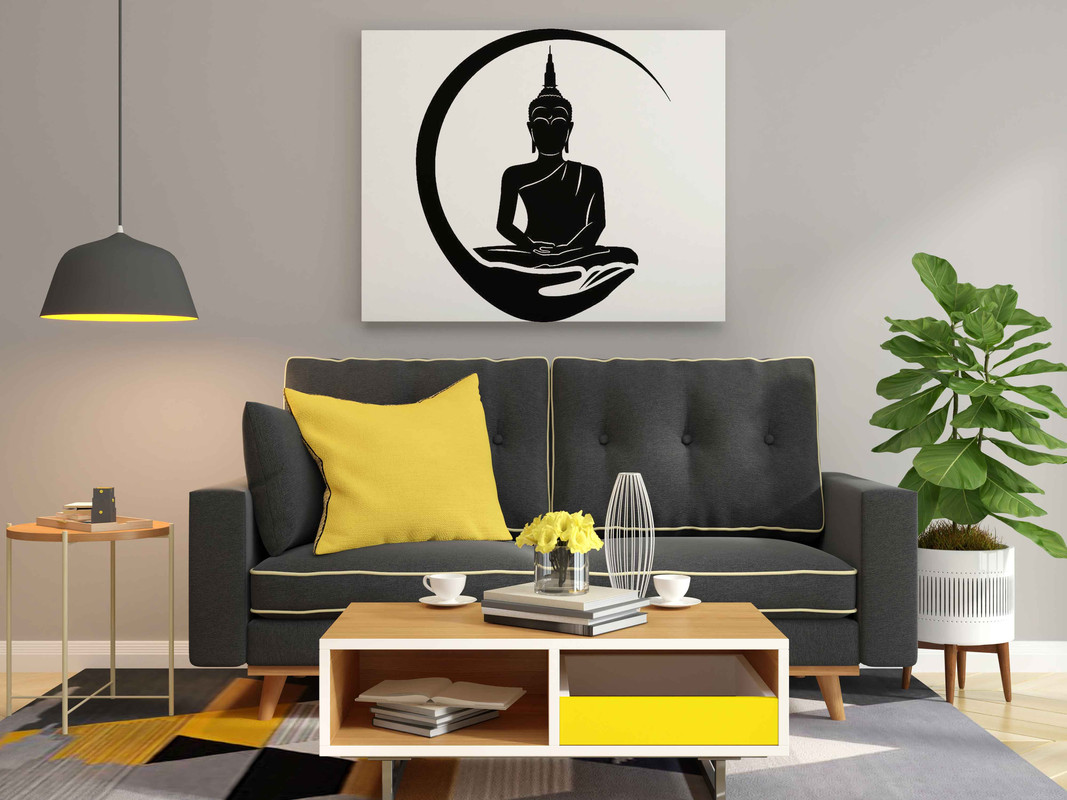 Buddha on Hand Glow in the Dark Painting Kit β DIY Spiritual Zen Art for Mindful Living | Eazy Arts - Image 2