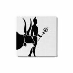 Lord Shiva with Nandi Glow in the Dark Painting Kit – DIY Mahadev and Sacred Bull Art | Eazy Arts