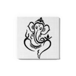 Shri Ganesh Glow in the Dark Painting Kit – DIY Divine Ganpati Line Art for Home Décor | Eazy Arts