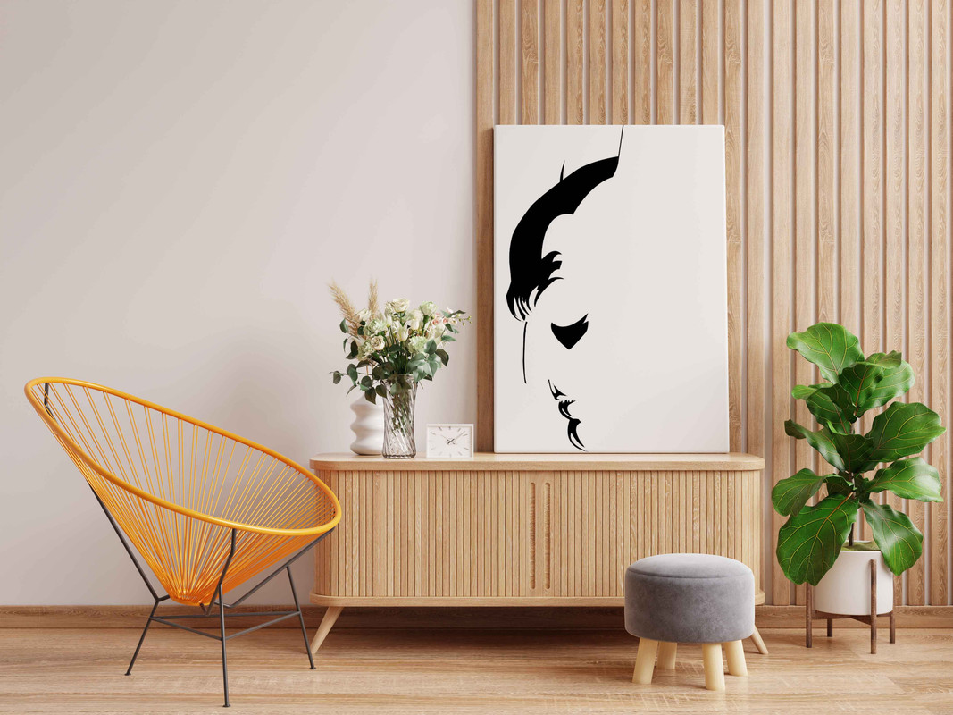 Batman Face Glow in the Dark Painting Kit β Minimalist DIY Art for Dark Knight Fans - Image 2