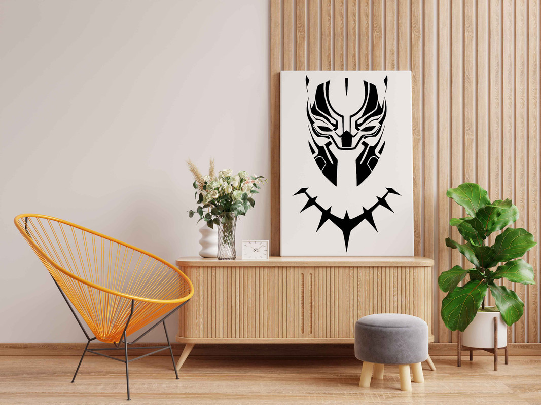 Black Panther Glow in the Dark Painting Kit β Wakanda Forever DIY Art Set - Image 2