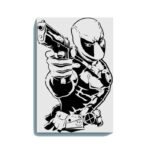 Deadpool Shooting Glow in the Dark Painting Kit – DIY Wall Art for Anti-Hero Fans