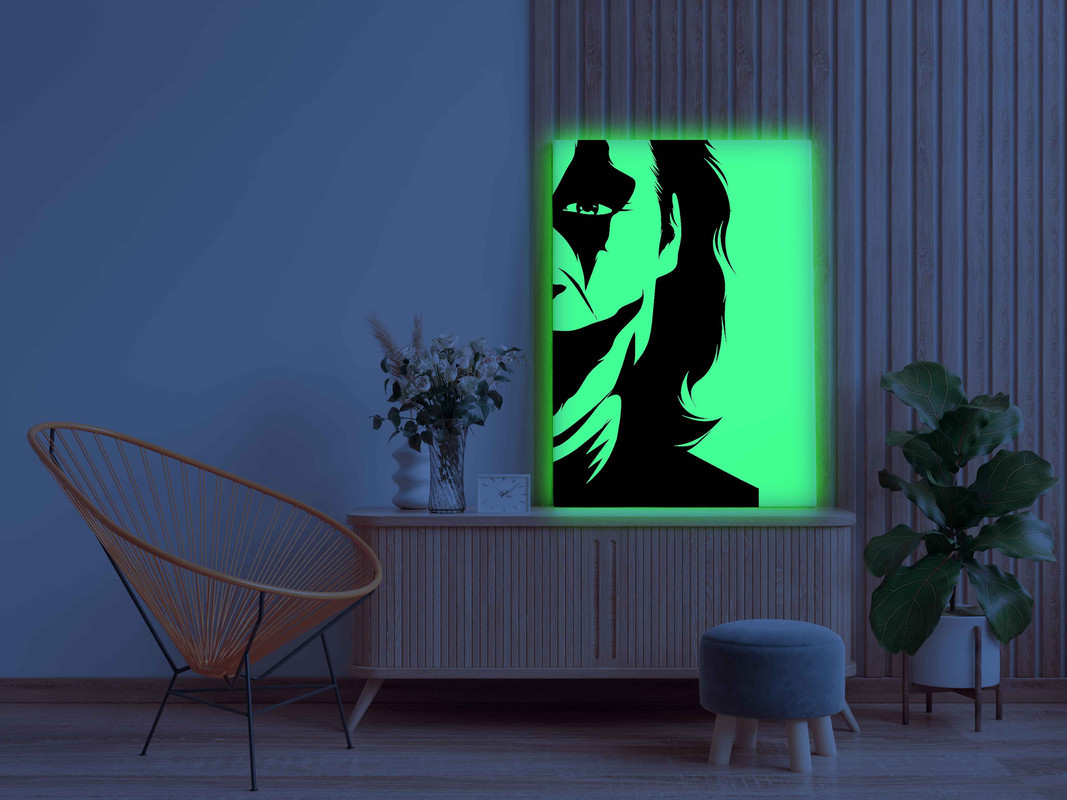 Joker Half Face Glow in the Dark Painting Kit β Bold DIY Art for Joker Fans - Image 3