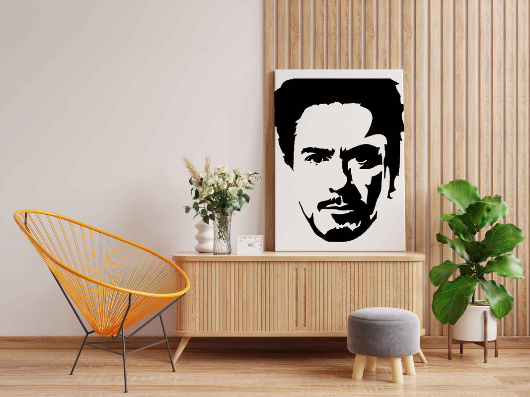 Tony Stark Glow in the Dark Painting Kit β Iconic Iron Man Face DIY Art - Image 2