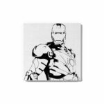 Iron Man Glow in the Dark Painting Kit – DIY Superhero Art for Marvel Fans