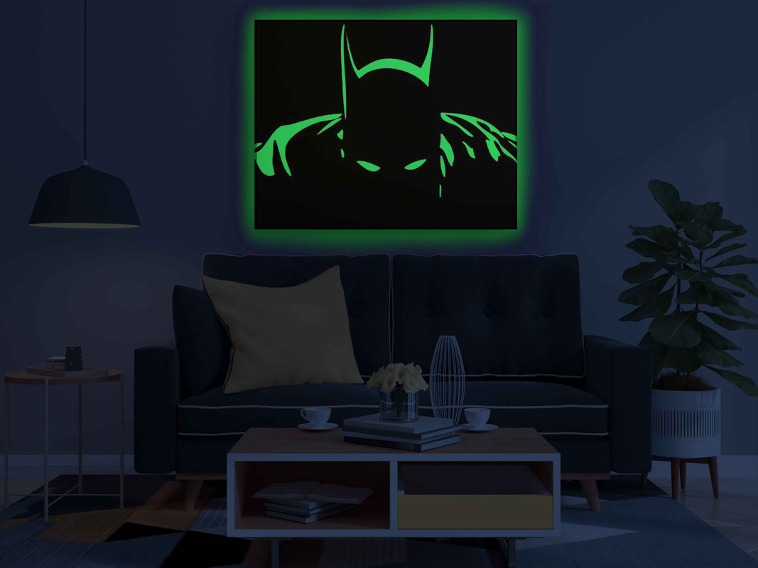 Batman Glow in the Dark Painting Kit β DIY Dark Knight Art for Superhero Fans - Image 3