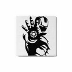 Iron Man Glow in the Dark Painting Kit – Action Pose DIY Canvas for Marvel Fans