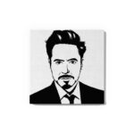 Robert Ironman Glow in the Dark Painting Kit – Iconic Tony Stark Portrait DIY Canvas