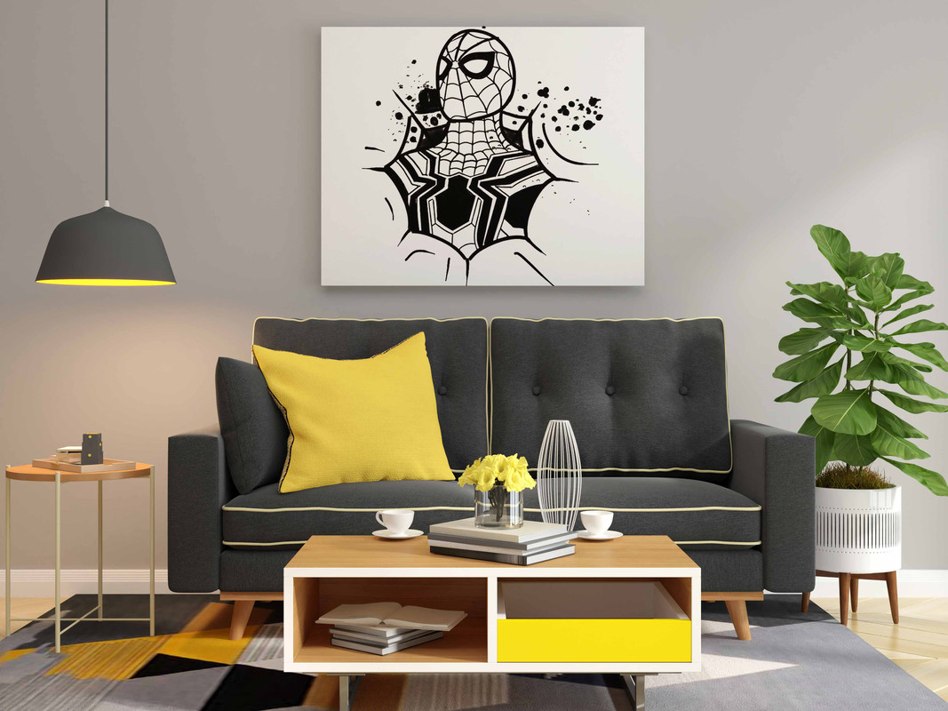 Spiderman Glow in the Dark Painting Kit β Marvel Hero DIY Canvas Art - Image 2