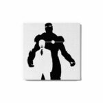 Tony Stark & Iron Man Glow in the Dark Painting Kit – Dual Silhouette Marvel Canvas Art