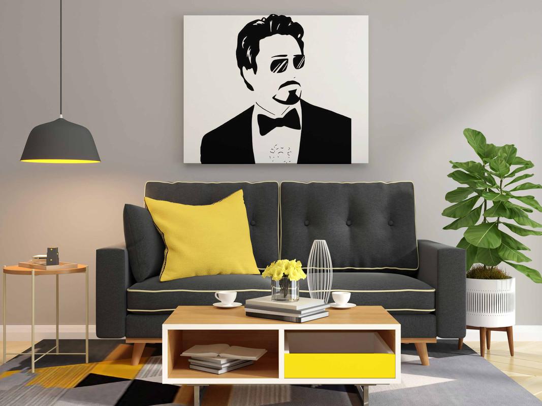 Tony Stark Glow in the Dark Painting Kit β Tuxedo Elegance with Arc Reactor Glow - Image 2