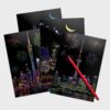 Shanghai Cityscape Scratch Painting Kit – Oriental Pearl Tower & Modern Skylines