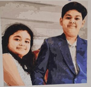 Painted by Disha Khemlani